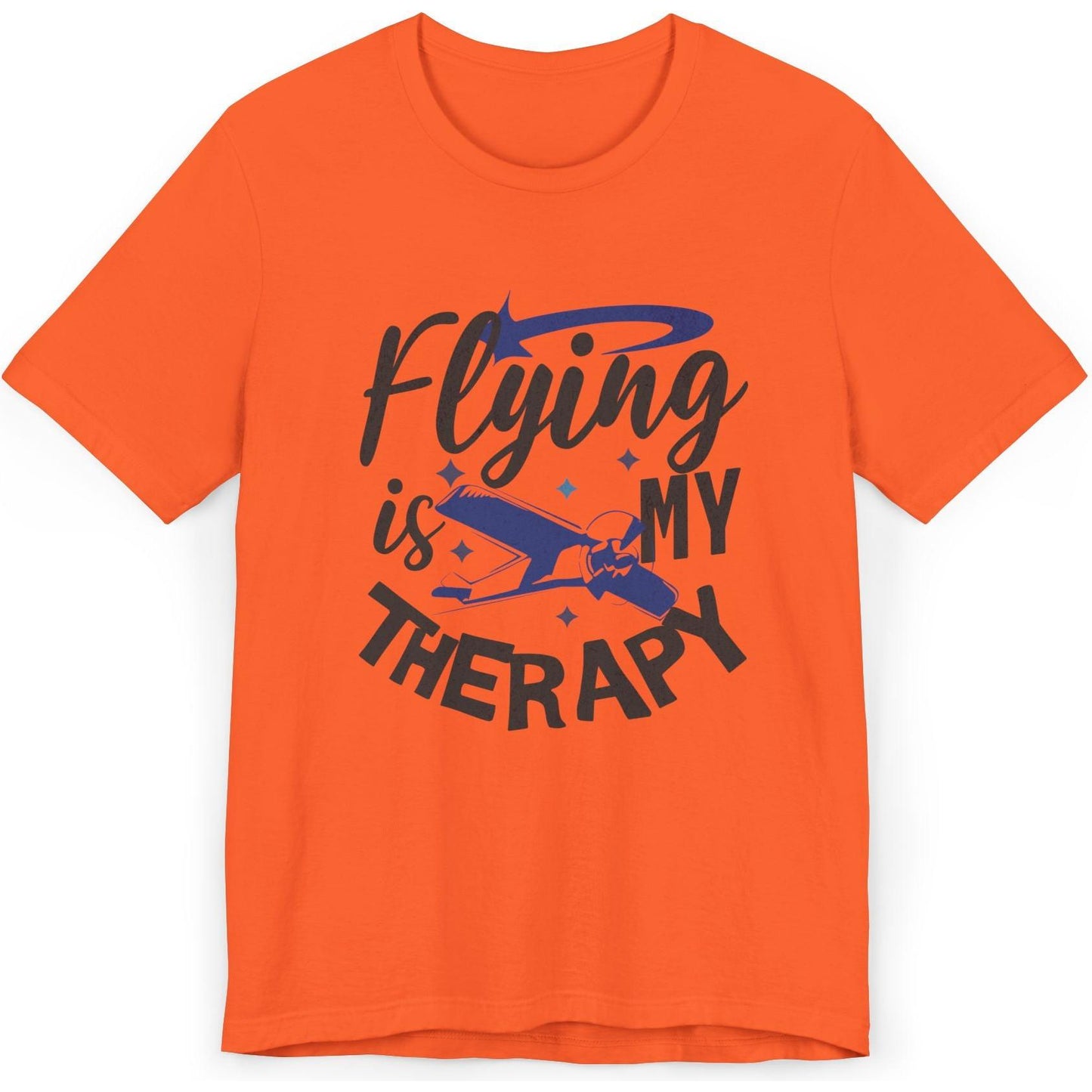 Flying Is My Therapy - pilot's T-Shirt