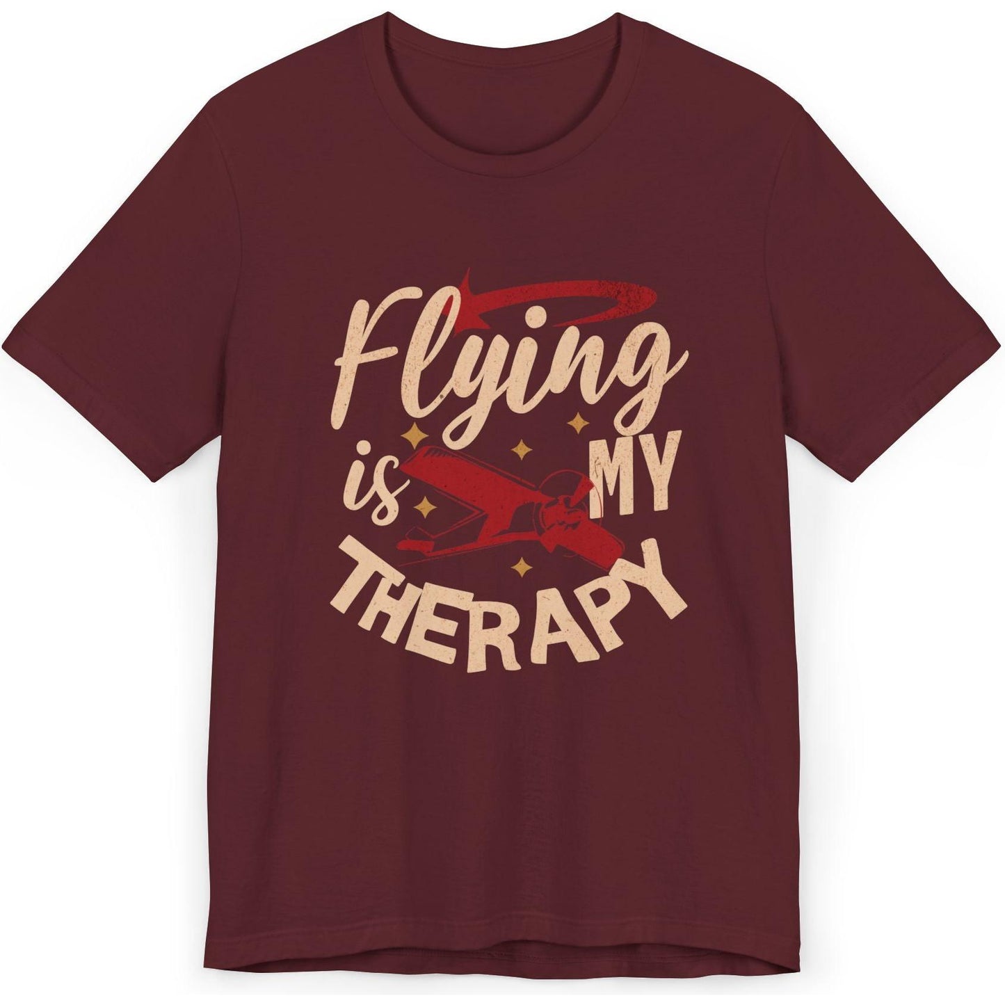 Flying Is My Therapy - pilot's T-Shirt