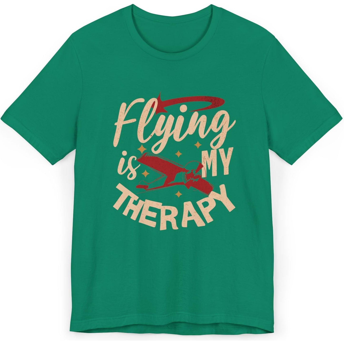 Flying Is My Therapy - pilot's T-Shirt