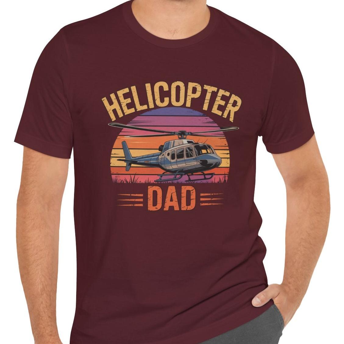 Helicopter Dad - dad pilot's T-Shirt