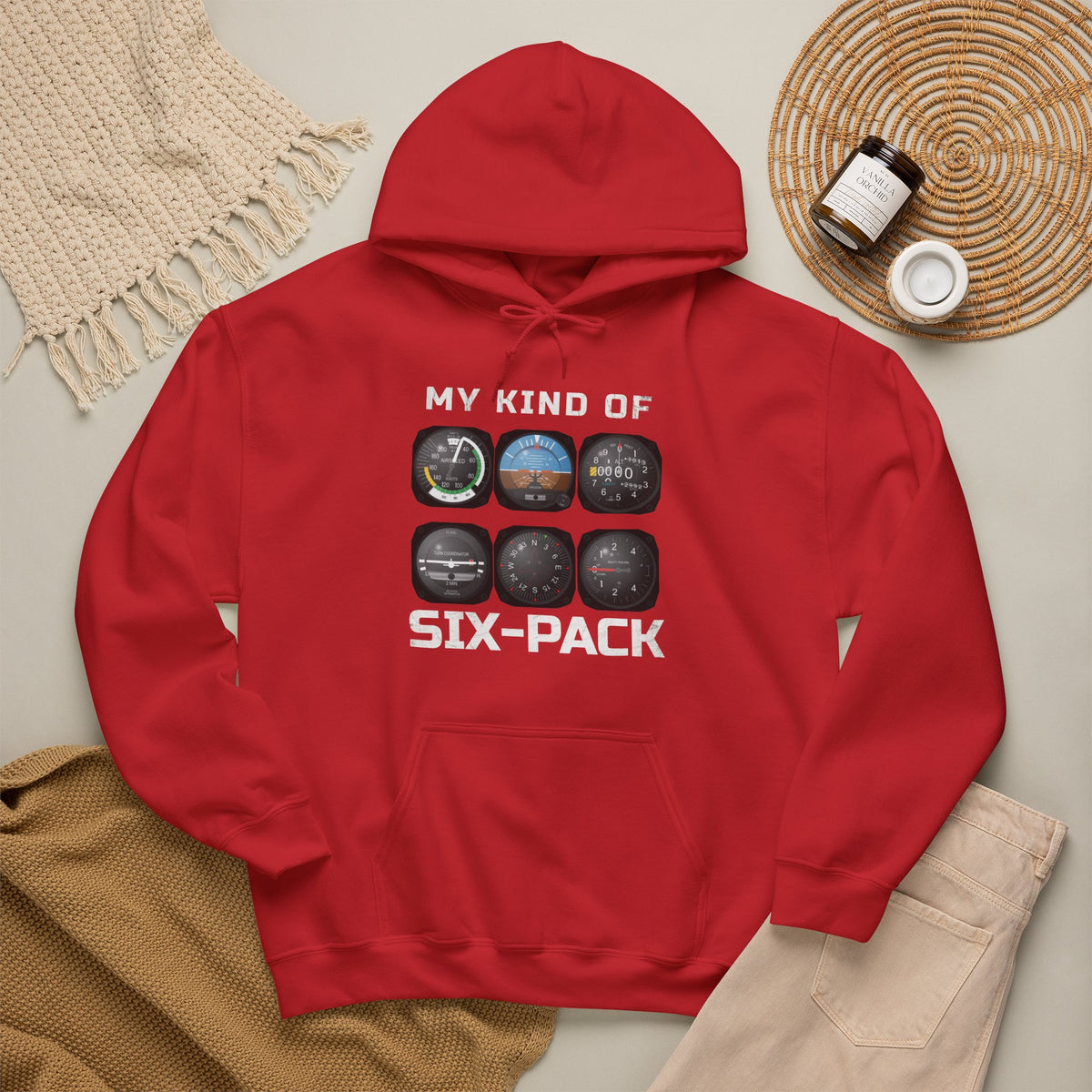 My Kind Of Six-Pack - aviation hoodie