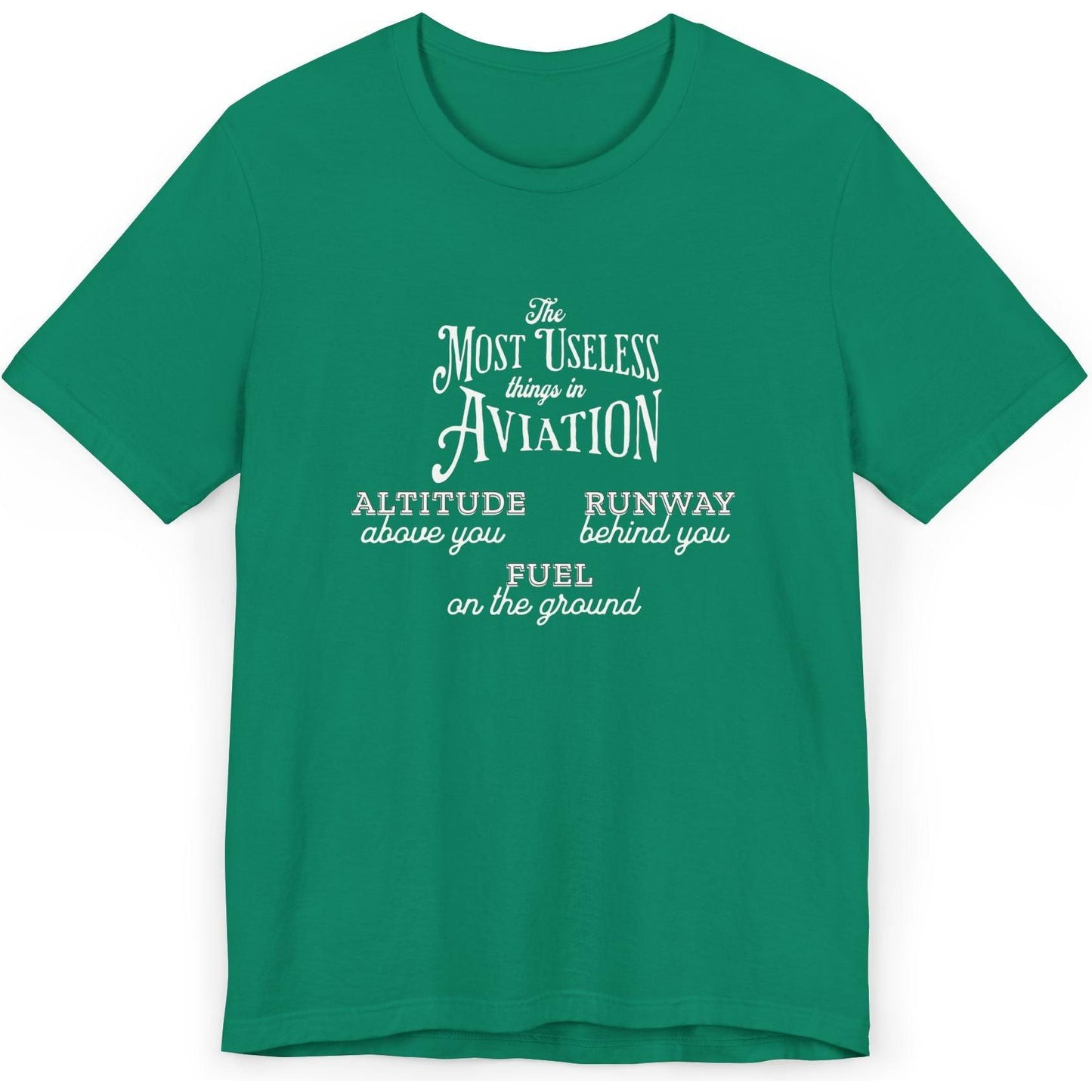 The Most Useless Things In Aviation - pilot's T-Shirt