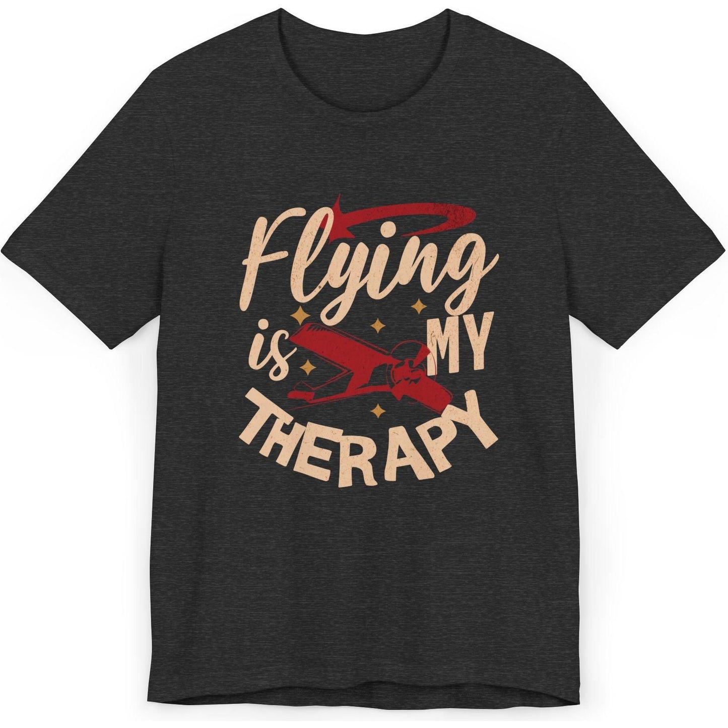 Flying Is My Therapy - pilot's T-Shirt