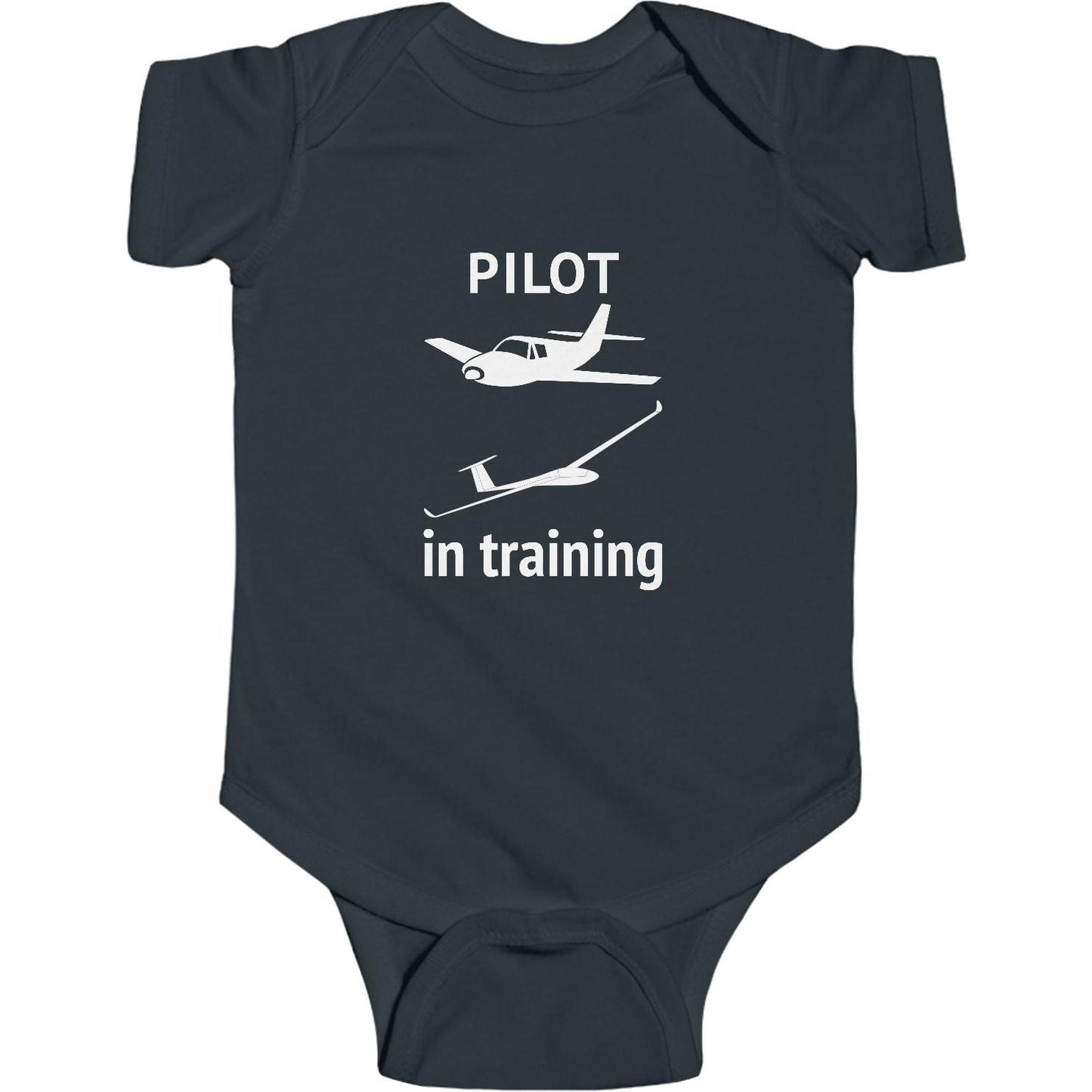 Pilot In Training - Infant Fine Jersey Bodysuit