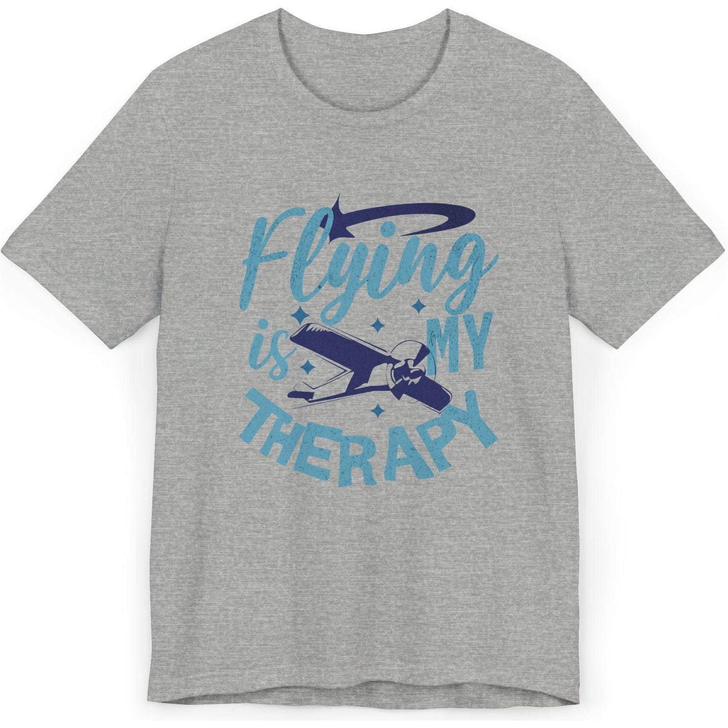 Flying Is My Therapy - pilot's T-Shirt