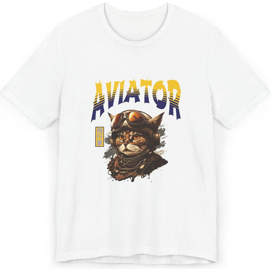 Aviator Cat - aviation fan's T-Shirt
