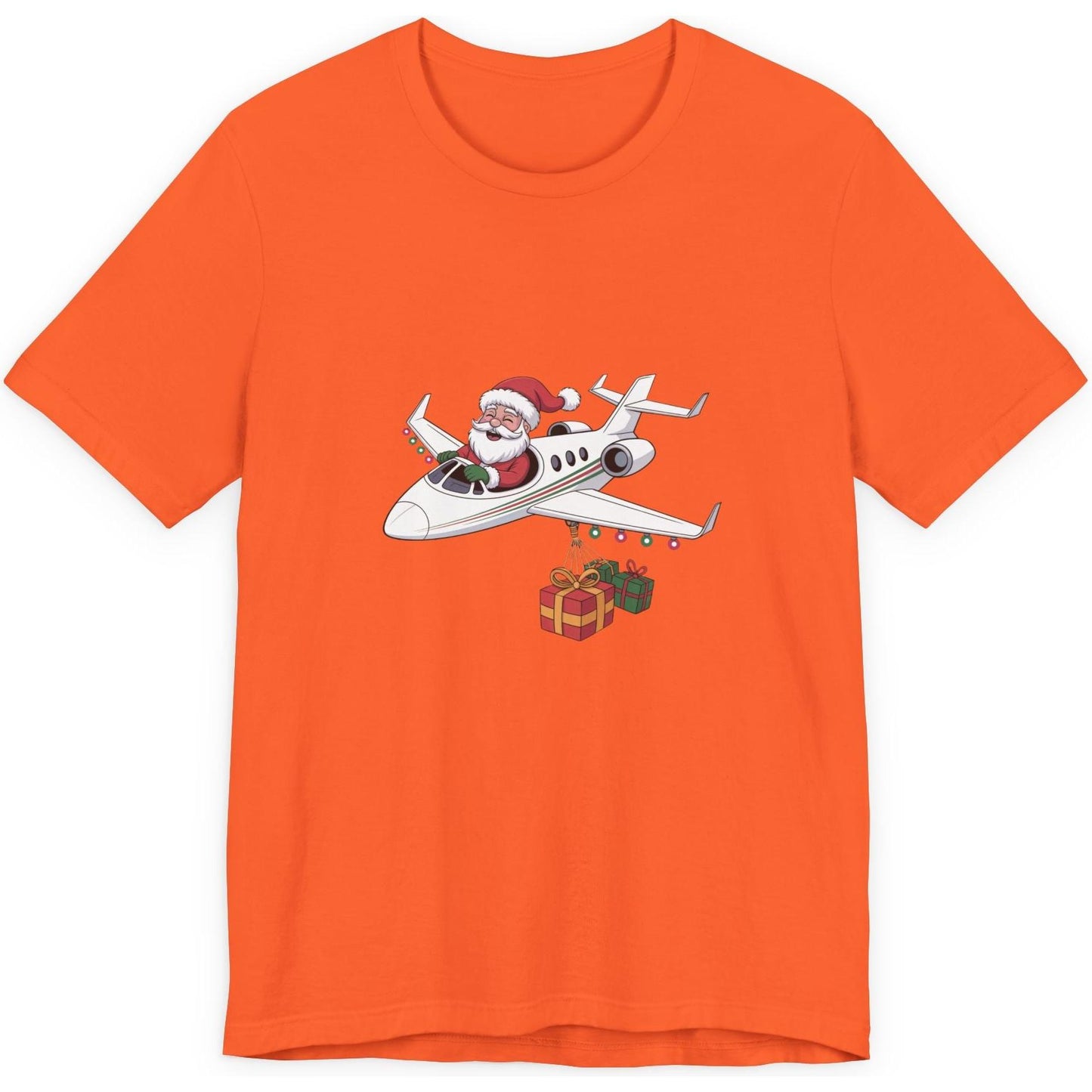 Santa Flying A Jet - aviation T-Shirt