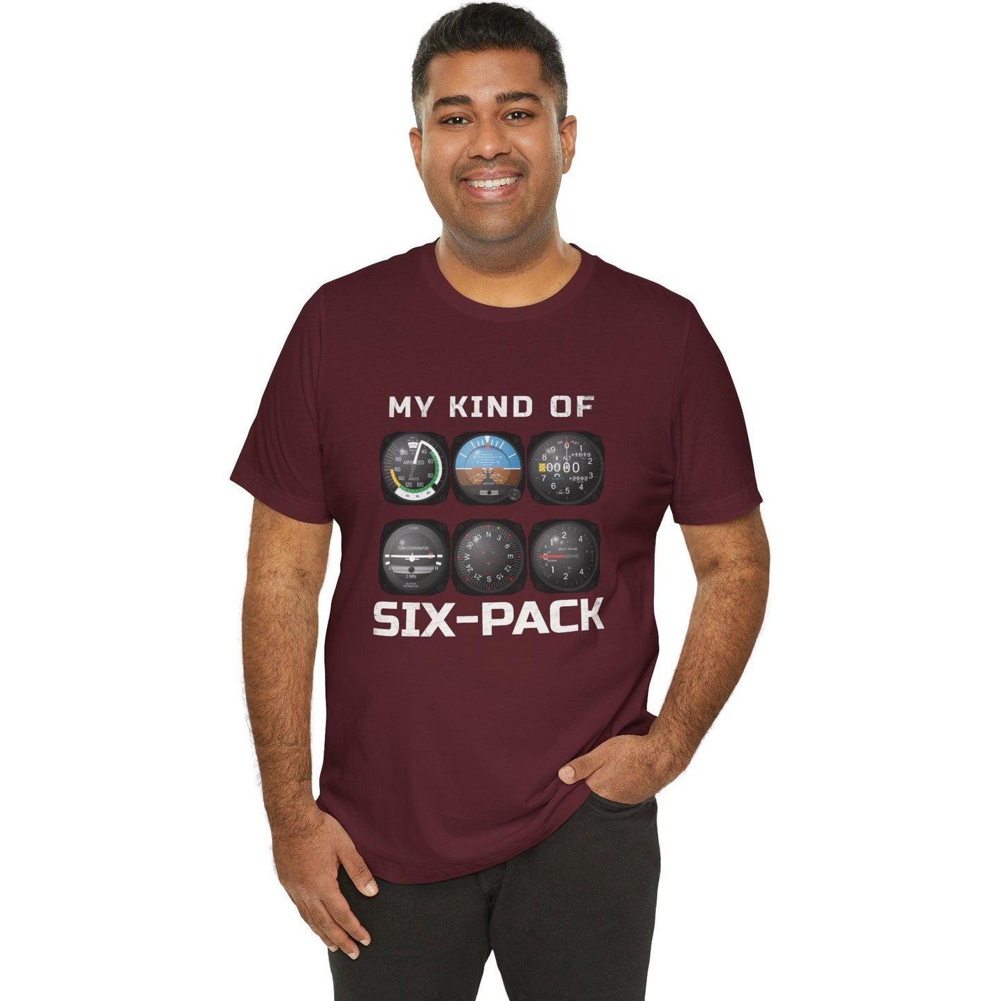 My Kind Of Six-Pack - aviation T-Shirt