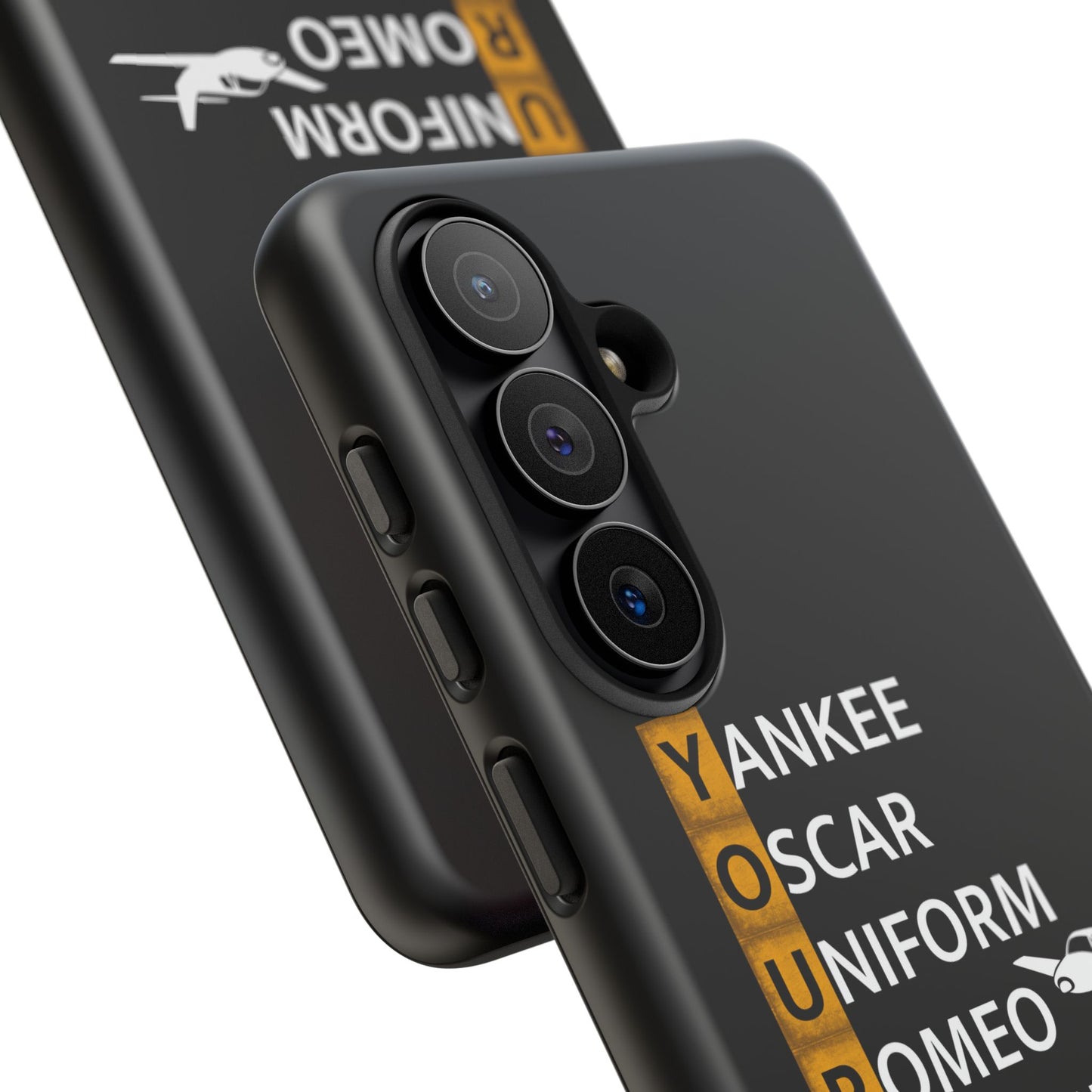 Your Name in NATO Phonetic Alphabet — Personalized Tough Phone Case for Aviators