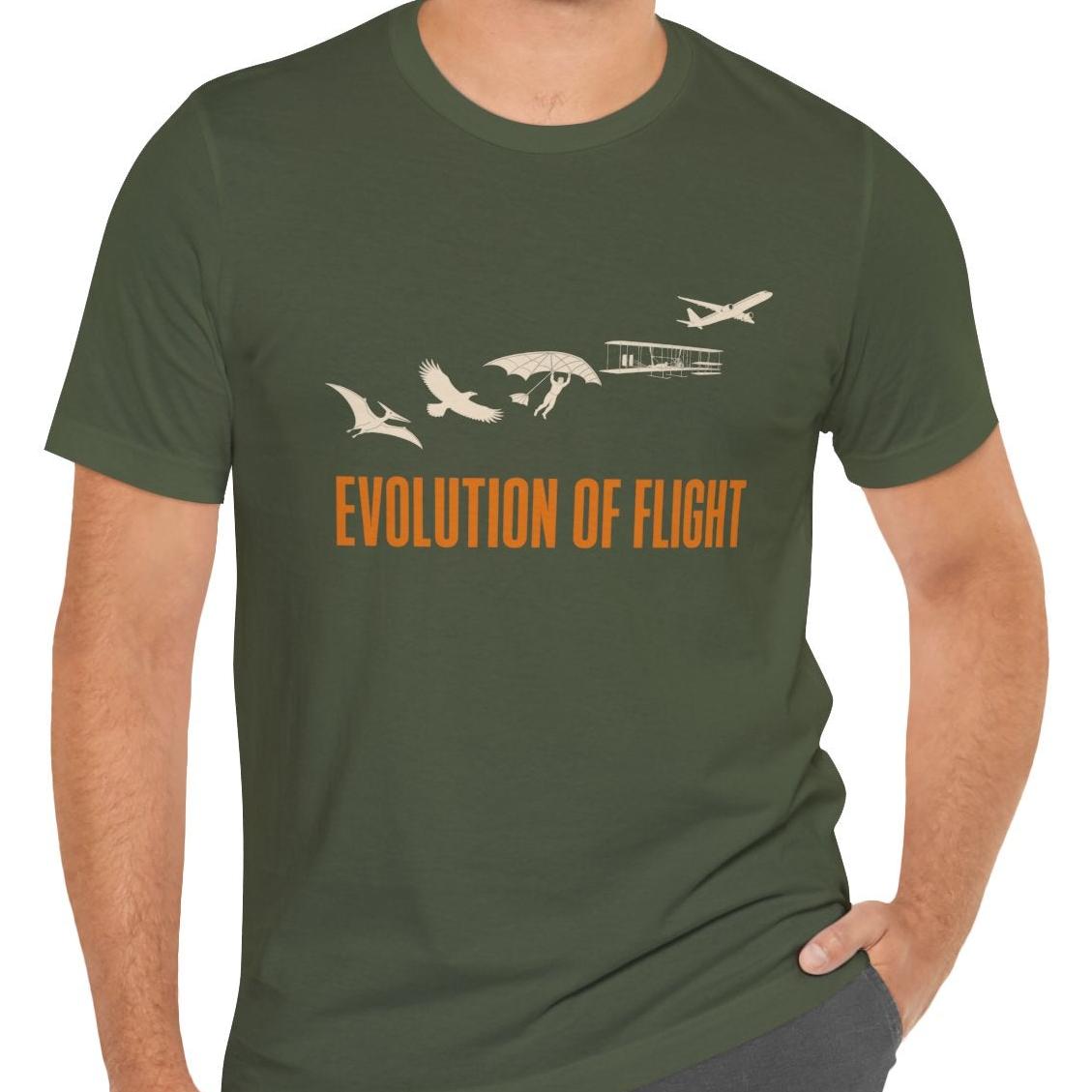 Evolution of Flight - aviation fan's T-Shirt