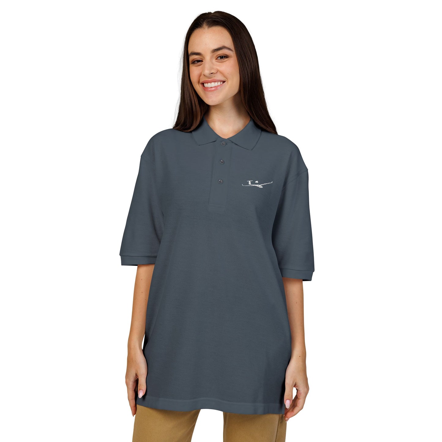 Crosswind Gear Essentials — Embroidered Pilot Polo (dark colors)