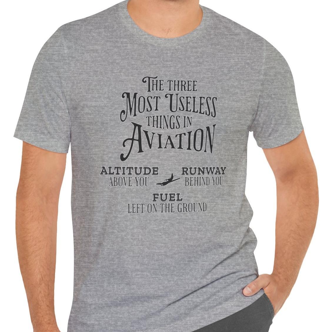 The Most Useless Things In Aviation - pilot's T-Shirt