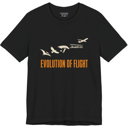 Evolution of Flight - aviation fan's T-Shirt