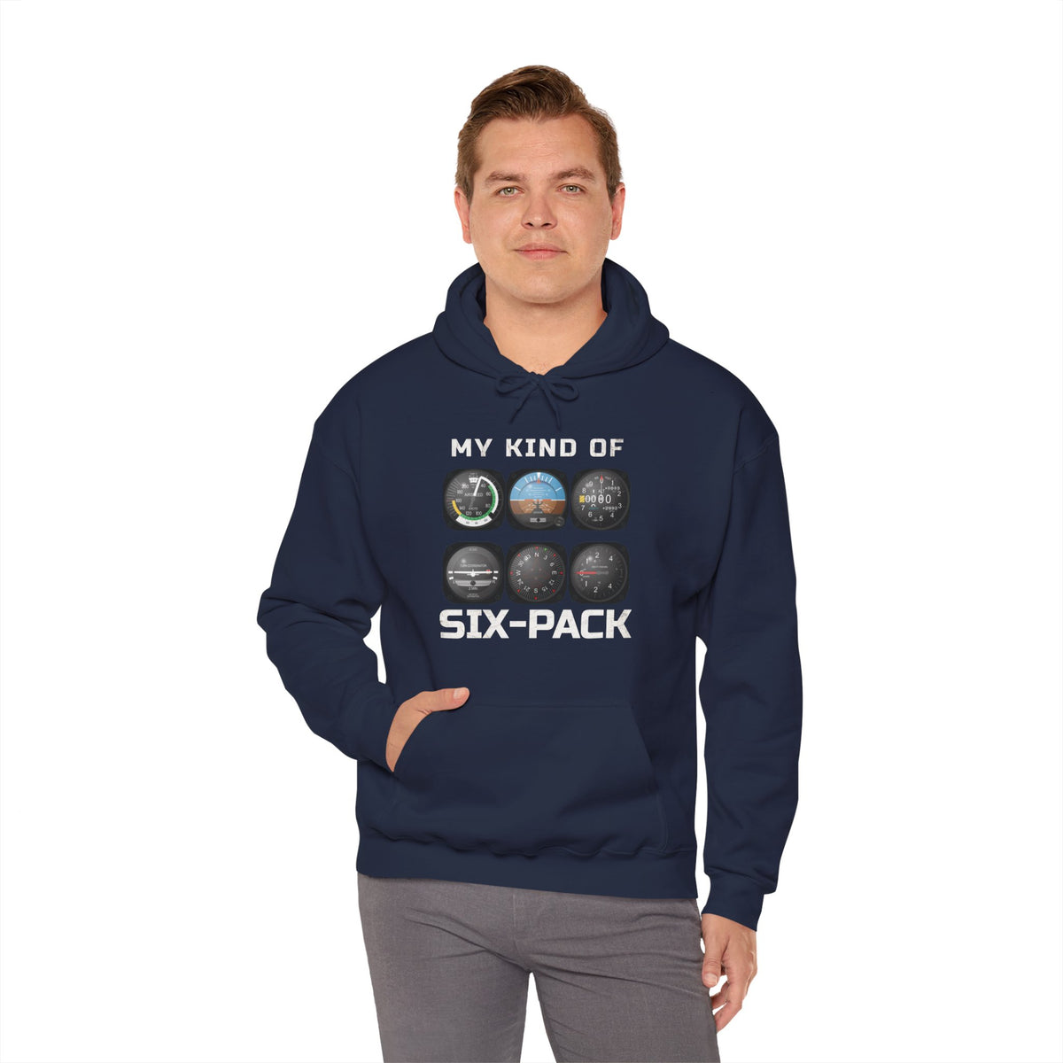 My Kind Of Six-Pack - aviation hoodie