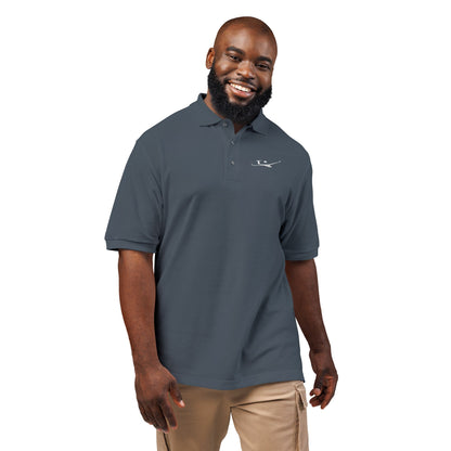 Crosswind Gear Essentials — Embroidered Pilot Polo (dark colors)