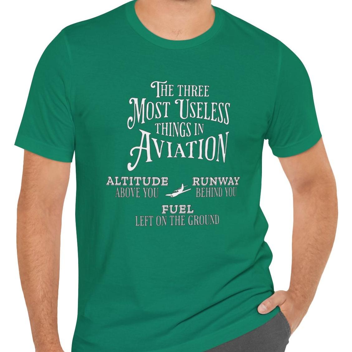 The Most Useless Things In Aviation - pilot's T-Shirt