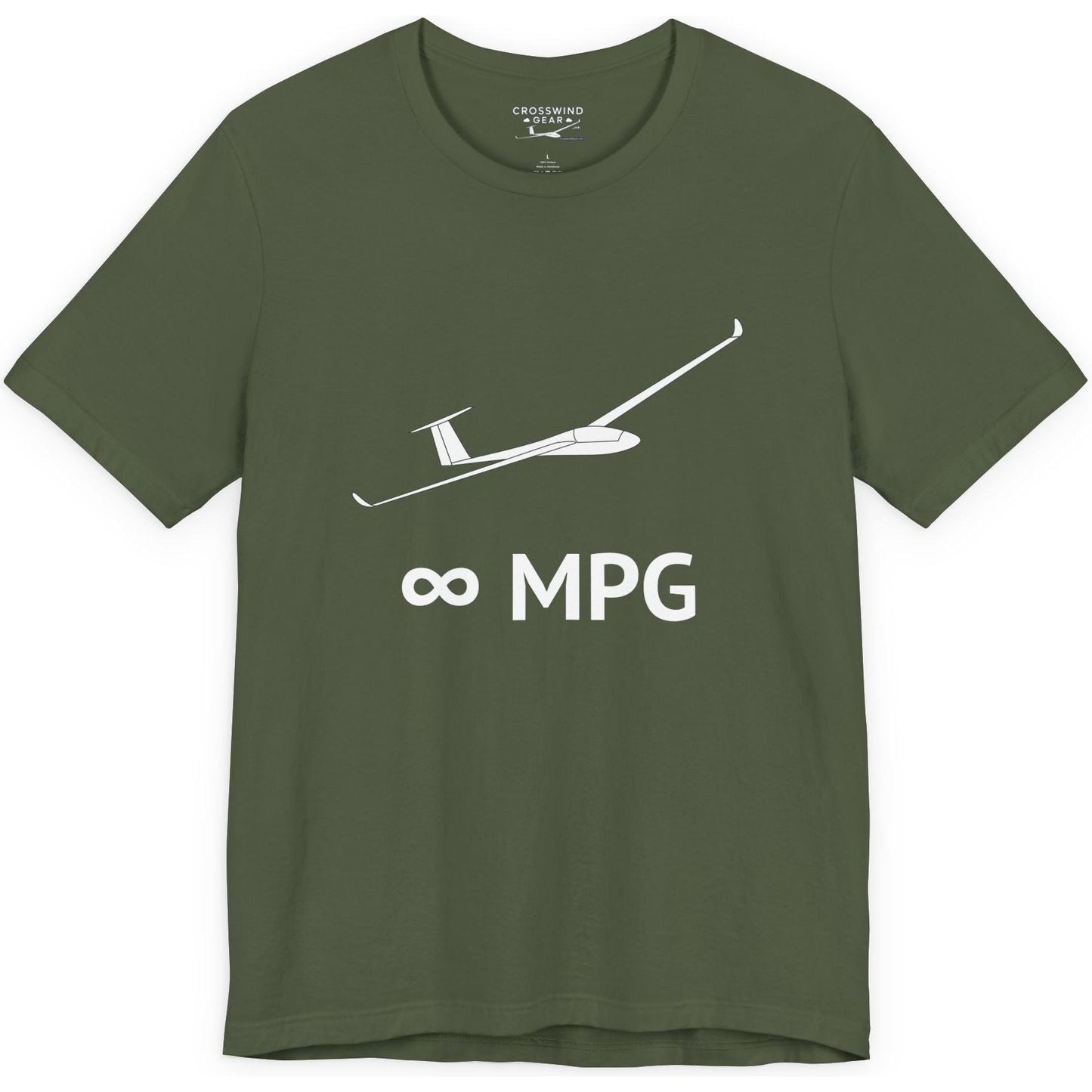 Infinity Miles Per Gallon – glider pilot's T-Shirt