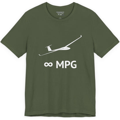 Infinity Miles Per Gallon – glider pilot's T-Shirt