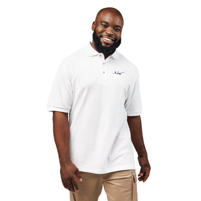Crosswind Gear Essentials — Embroidered Pilot Polo (light colors)