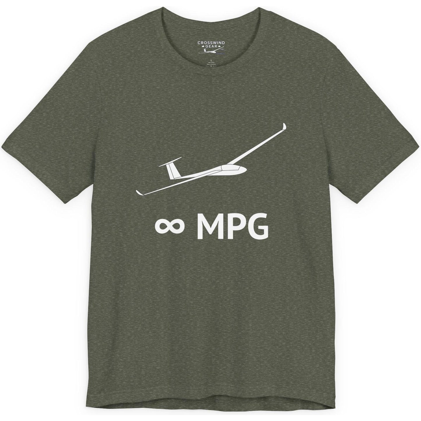 Infinity Miles Per Gallon – glider pilot's T-Shirt