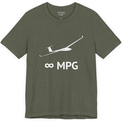 Infinity Miles Per Gallon – glider pilot's T-Shirt