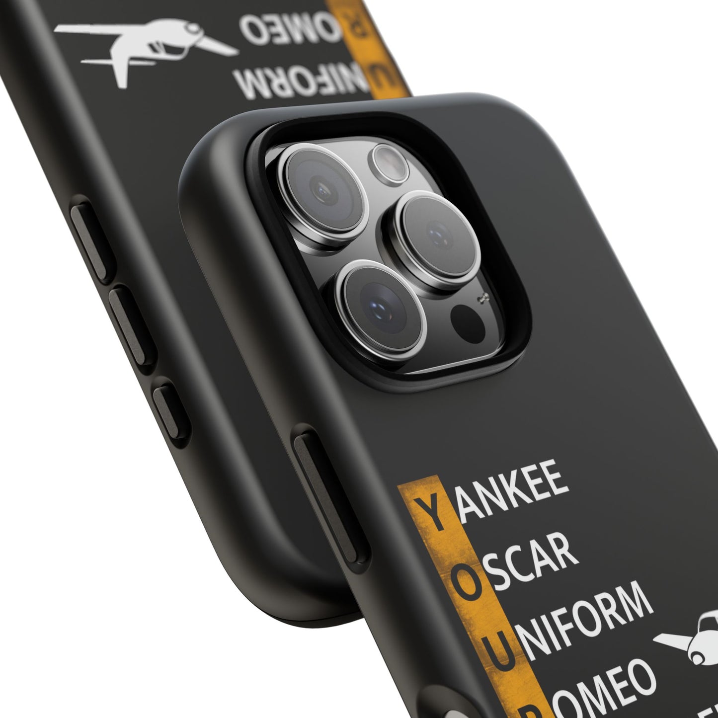 Your Name in NATO Phonetic Alphabet Personalized Tough Phone Case for Aviators