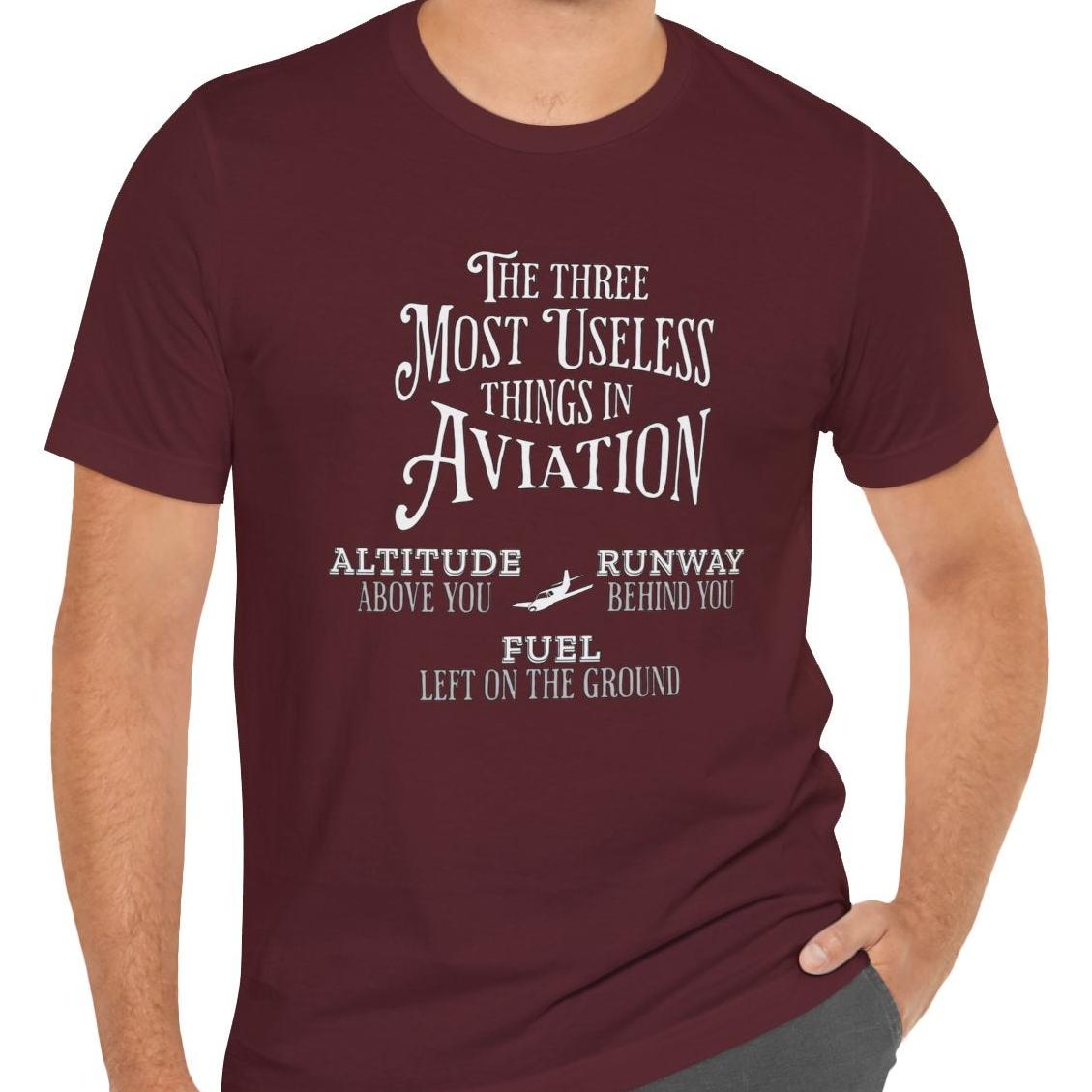 The Most Useless Things In Aviation - pilot's T-Shirt