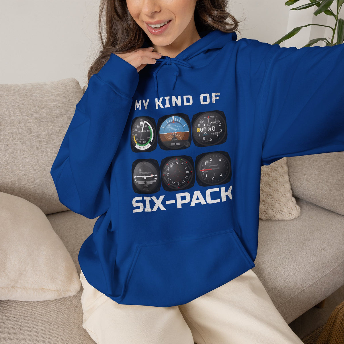 My Kind Of Six-Pack - aviation hoodie