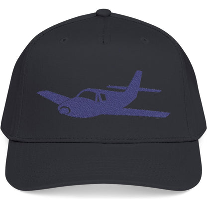 Single-Prop Airplane Silhouette - Embroidered Aviation Cap