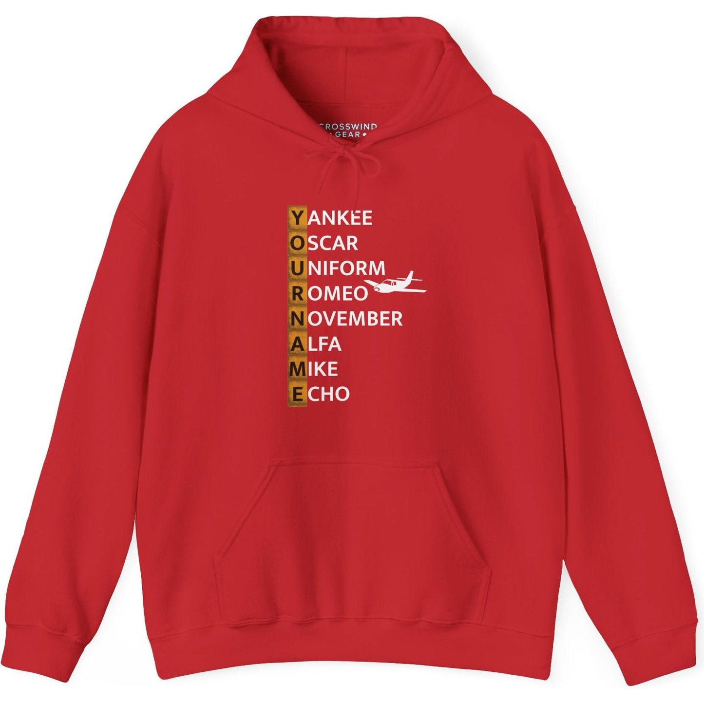Your Name in NATO Phonetic Alphabet — Personalized Aviation Hoodie
