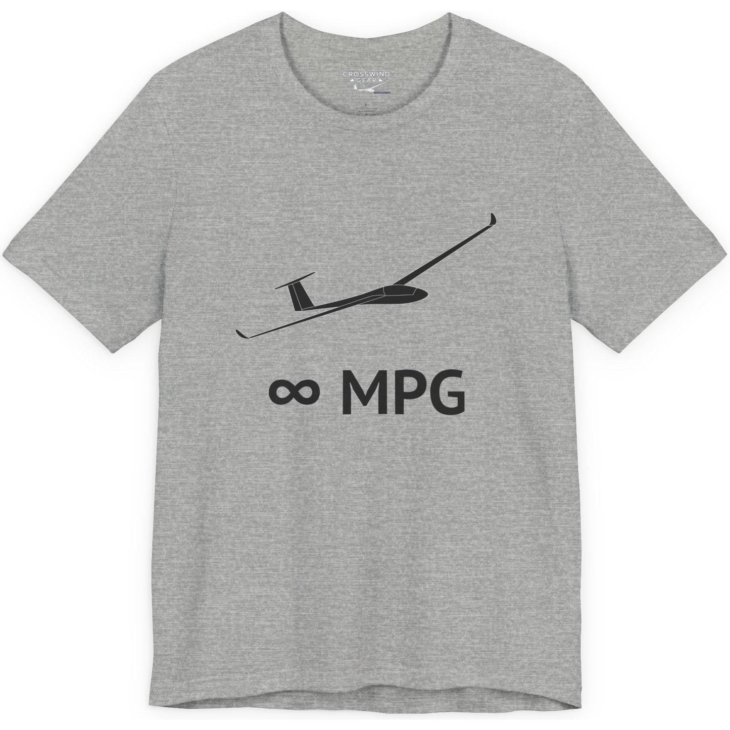 Infinity Miles Per Gallon – glider pilot's T-Shirt