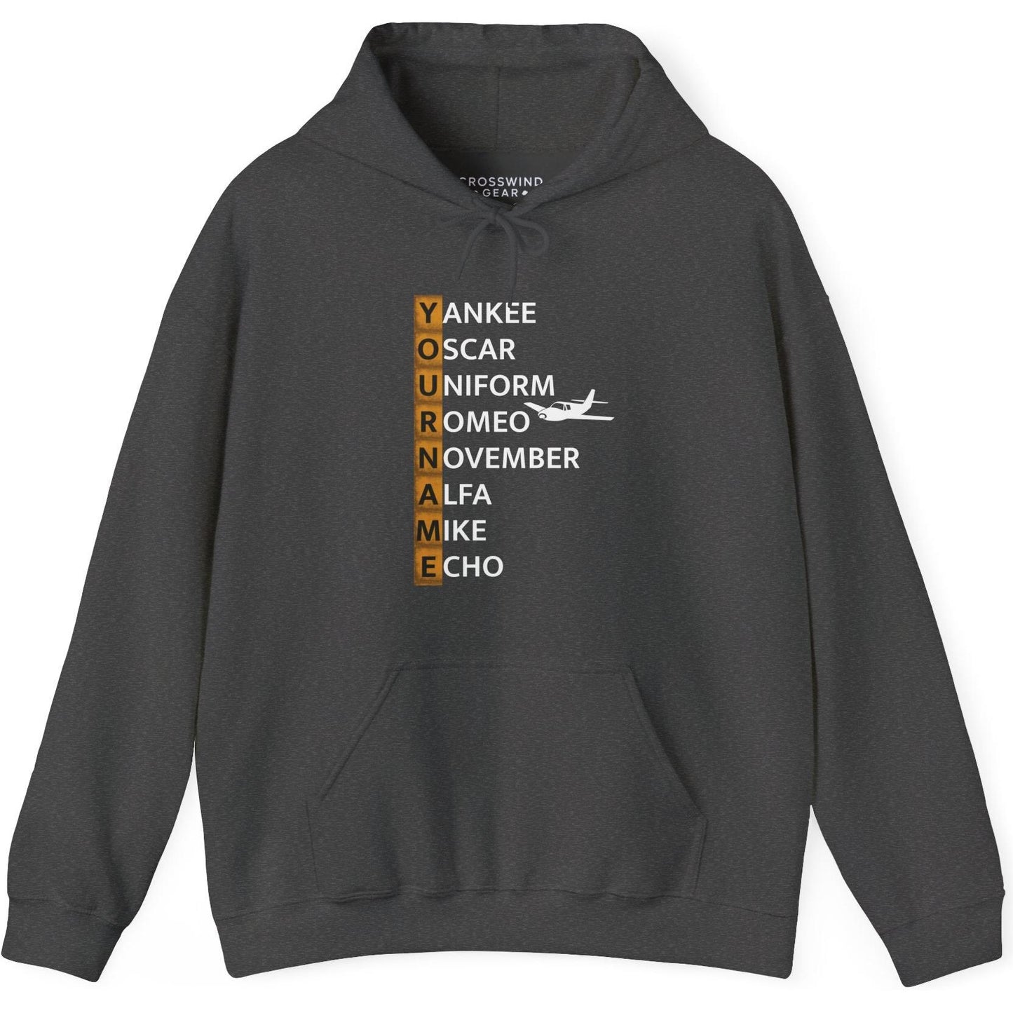Your Name in NATO Phonetic Alphabet — Personalized Aviation Hoodie