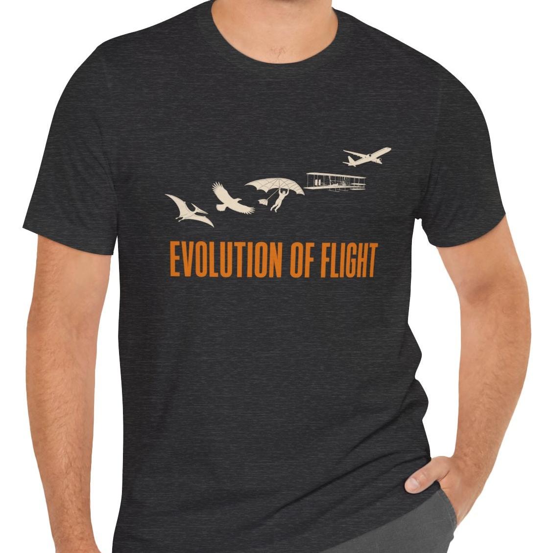 Evolution of Flight - aviation fan's T-Shirt
