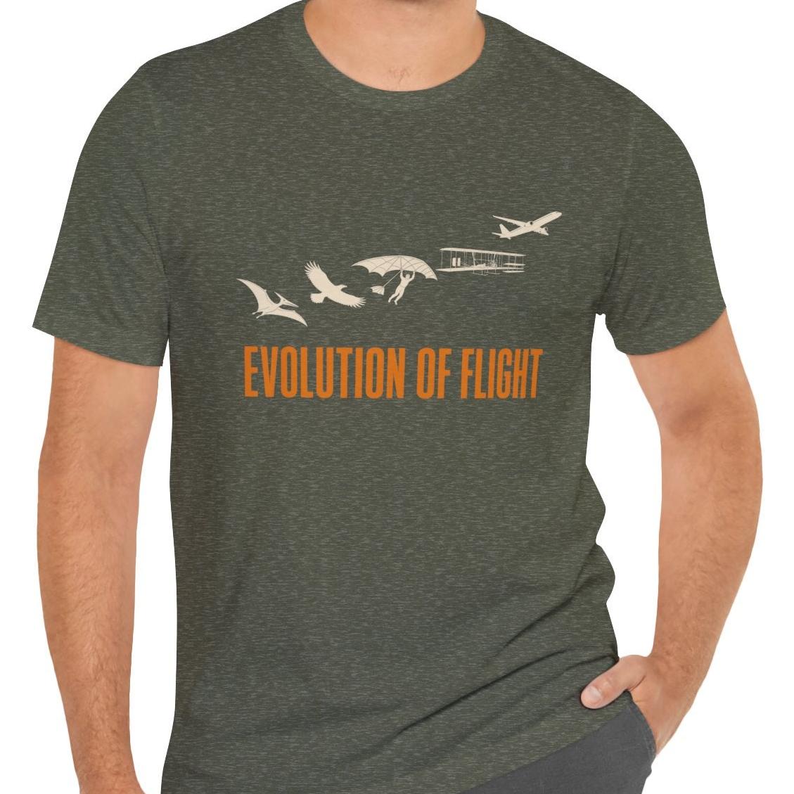 Evolution of Flight - aviation fan's T-Shirt