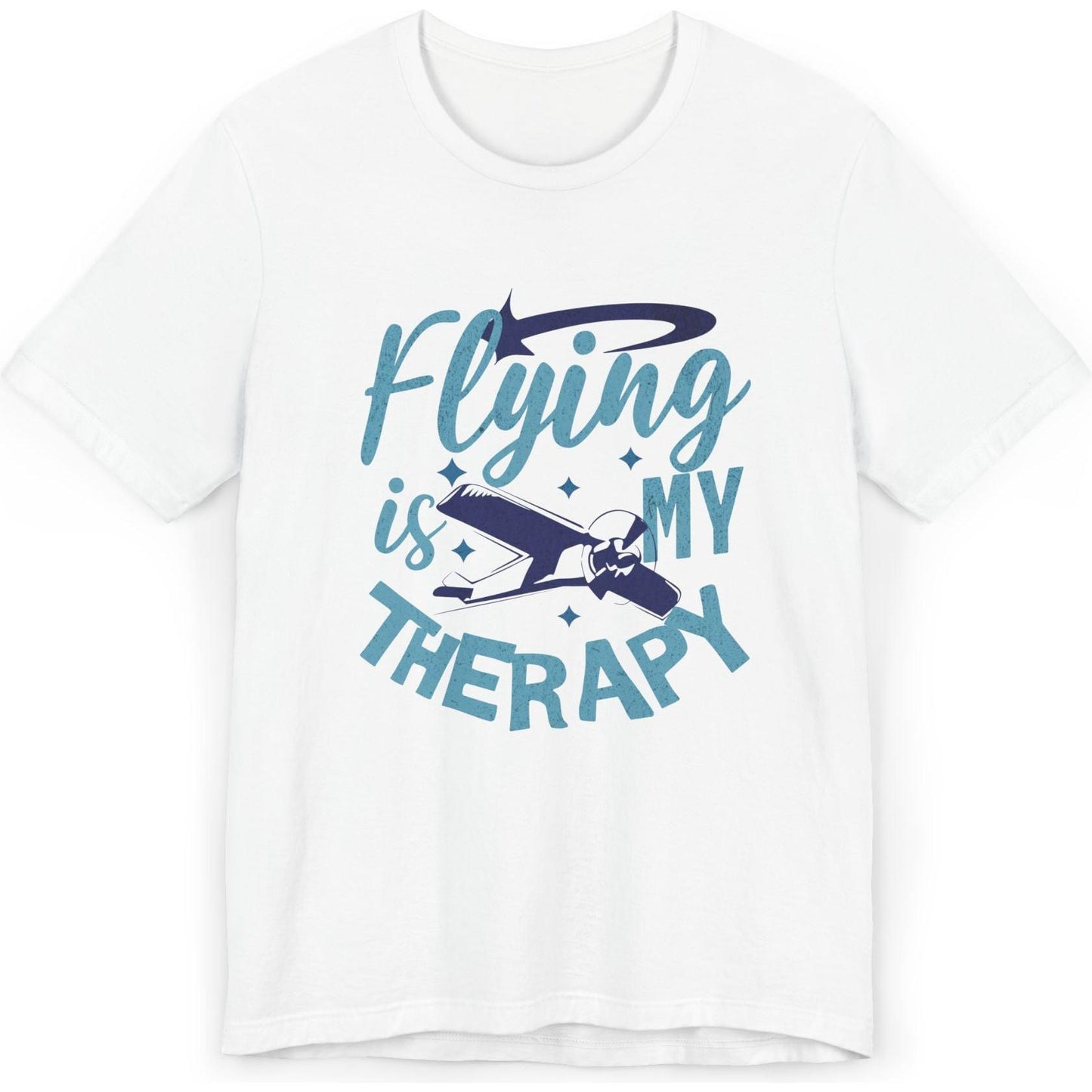 Flying Is My Therapy - pilot's T-Shirt