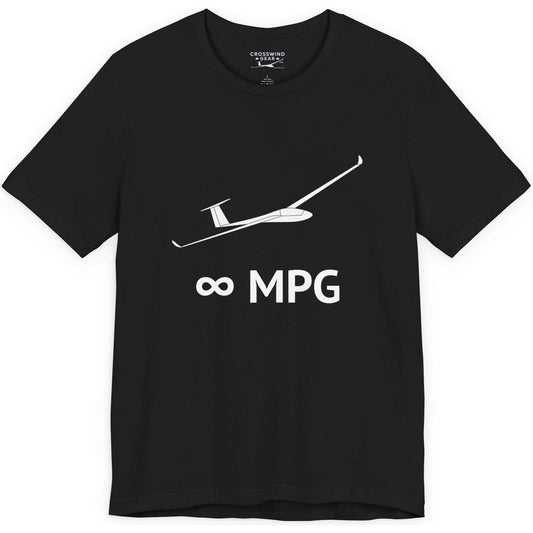 Infinity Miles Per Gallon – glider pilot's T-Shirt