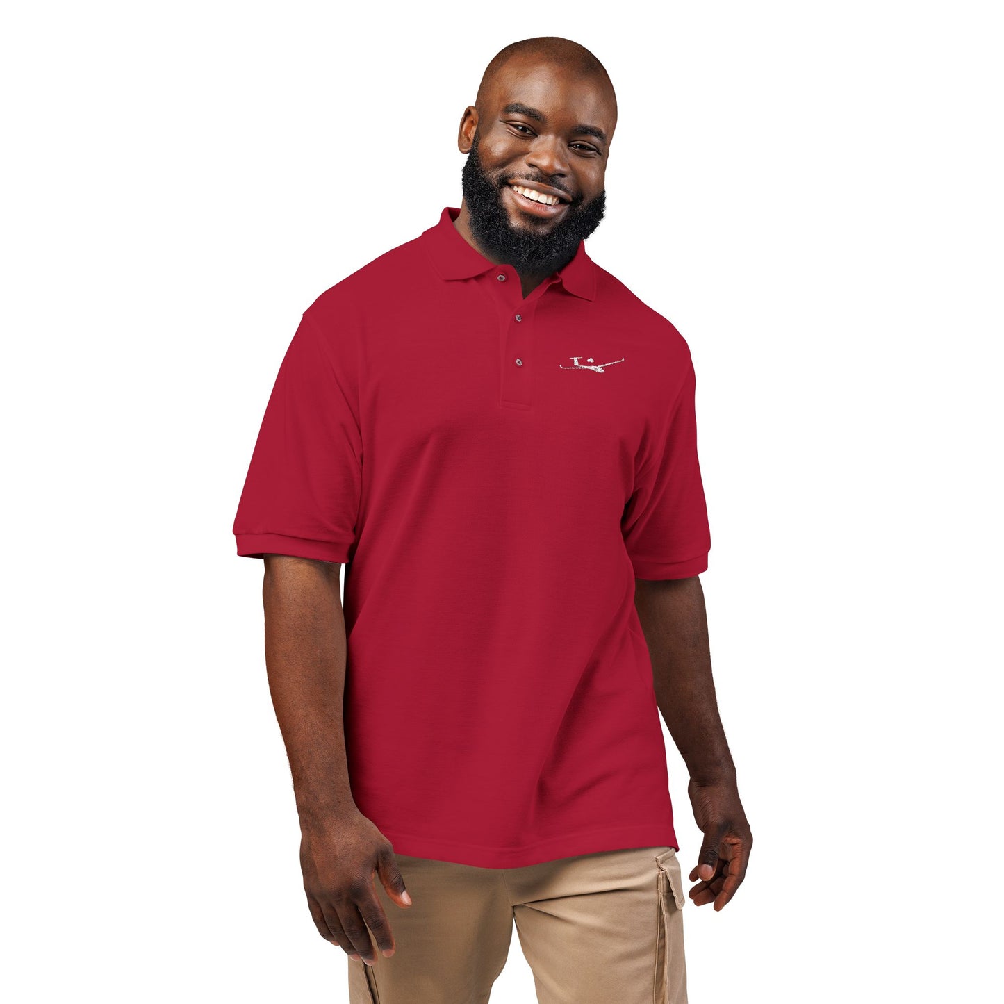 Crosswind Gear Essentials — Embroidered Pilot Polo (dark colors)