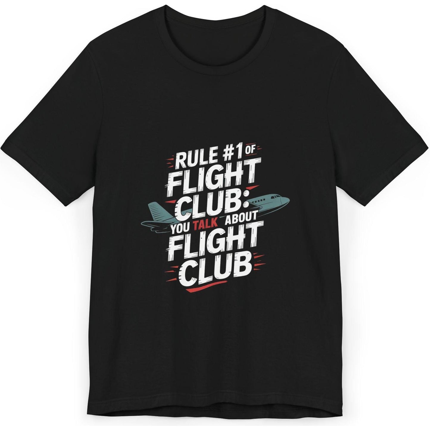 First Rule of Flight Club - aviation T-Shirt