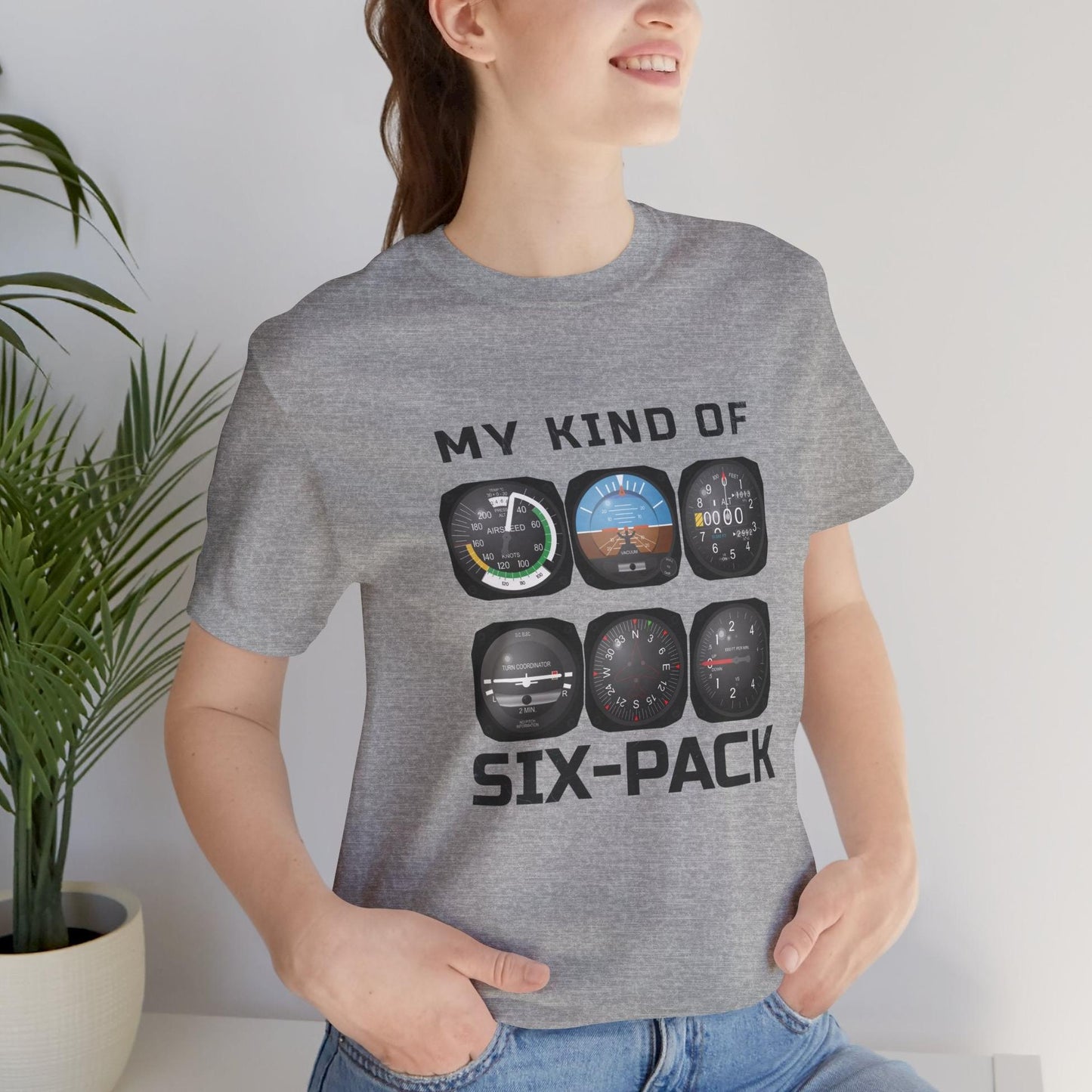 My Kind Of Six-Pack - aviation T-Shirt