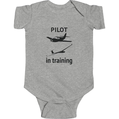 Pilot In Training - Infant Fine Jersey Bodysuit