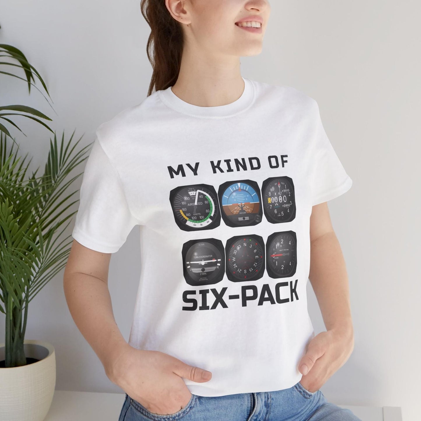 My Kind Of Six-Pack - aviation T-Shirt