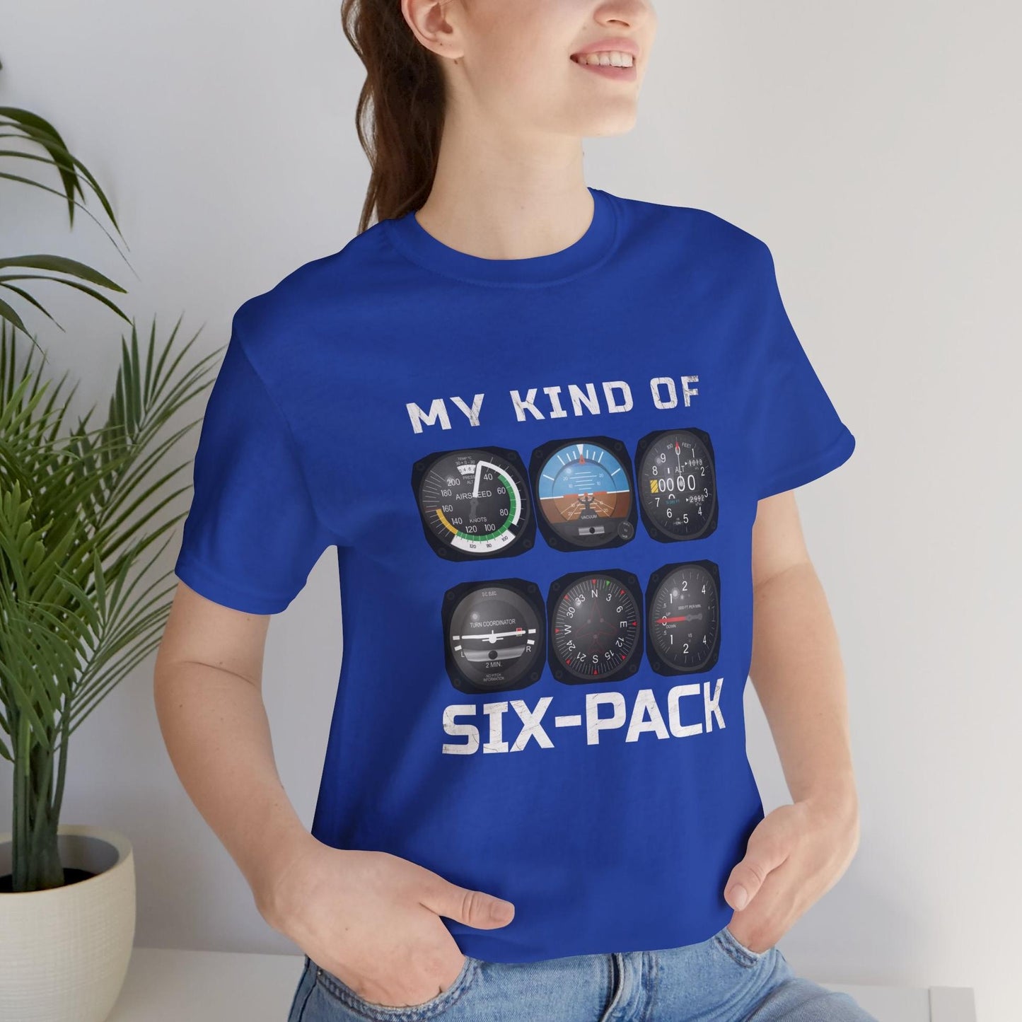 My Kind Of Six-Pack - aviation T-Shirt
