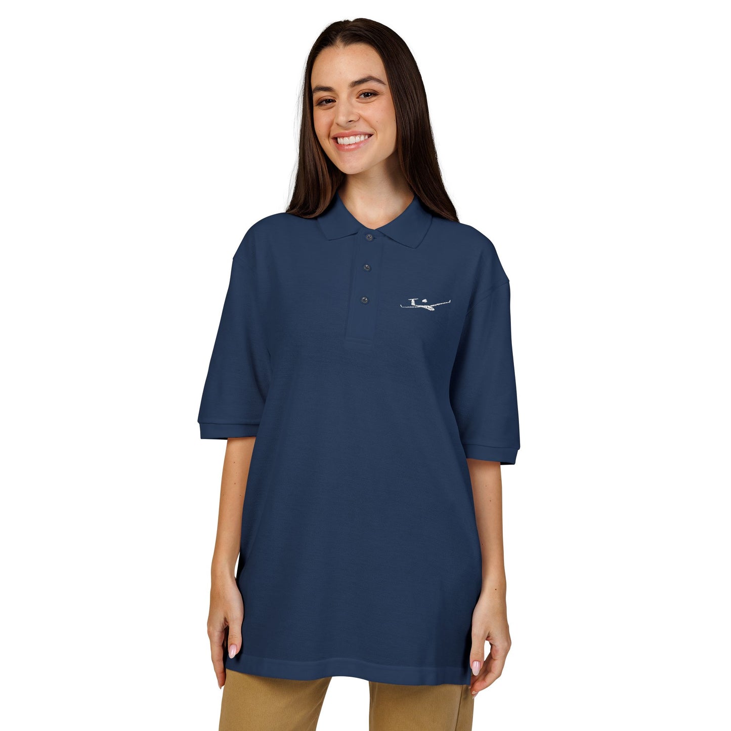 Crosswind Gear Essentials — Embroidered Pilot Polo (dark colors)
