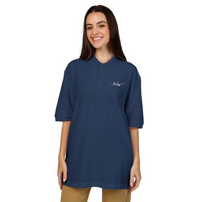 Crosswind Gear Essentials — Embroidered Pilot Polo (dark colors)