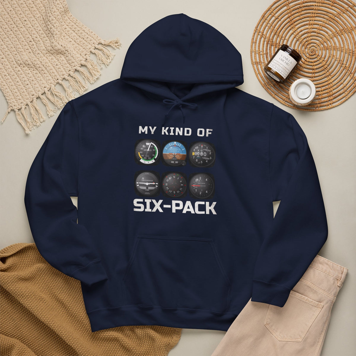 My Kind Of Six-Pack - aviation hoodie