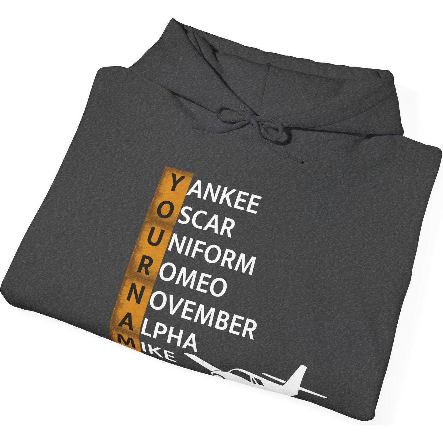 Your Name in NATO Phonetic Alphabet Personalized Aviation Hoodie