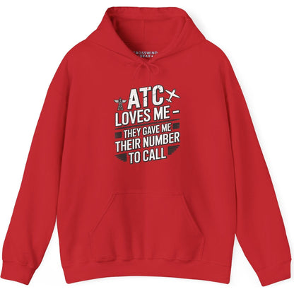 ATC Loves Me - They Gave Me Their Number to Call - pilot's hoodie