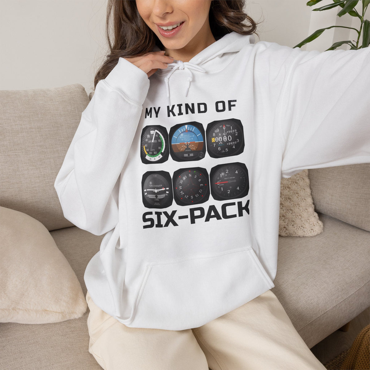 My Kind Of Six-Pack - aviation hoodie
