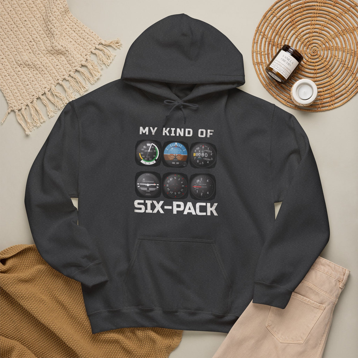 My Kind Of Six-Pack - aviation hoodie