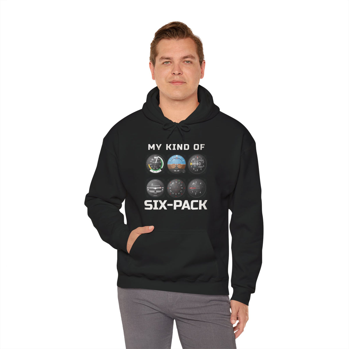 My Kind Of Six-Pack - aviation hoodie